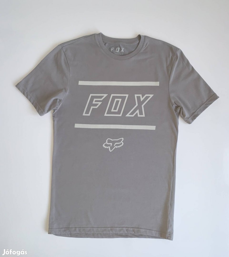 Fox racing S világosszürke póló