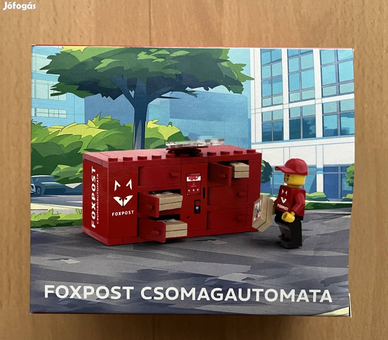 Foxpost csomagautomata Lego