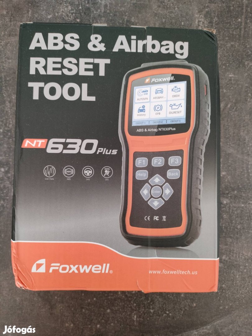 Foxwell NT630 Plus OBD2 autódiagnosztika hibakód olvasó és törlő új 