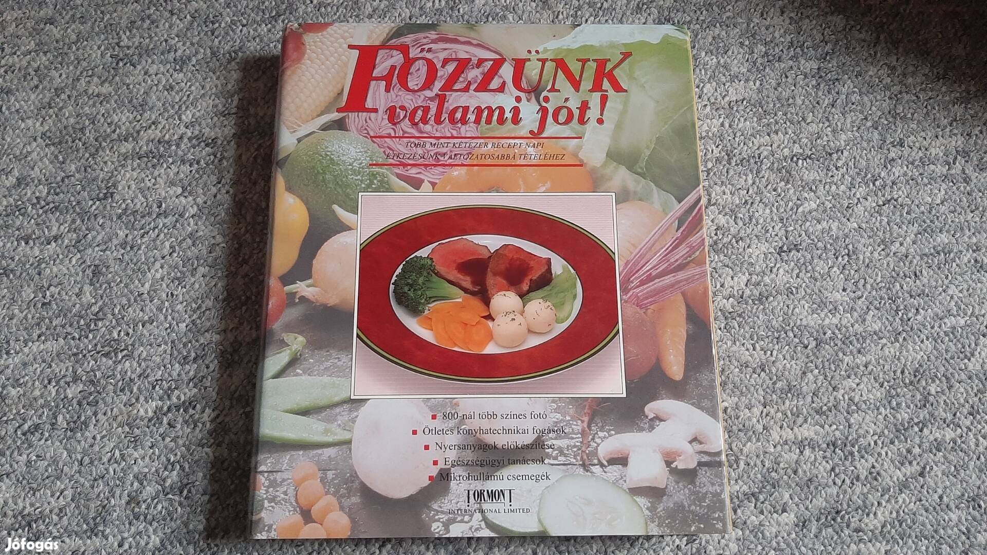 Főzzünk valami jót szakácskönyv