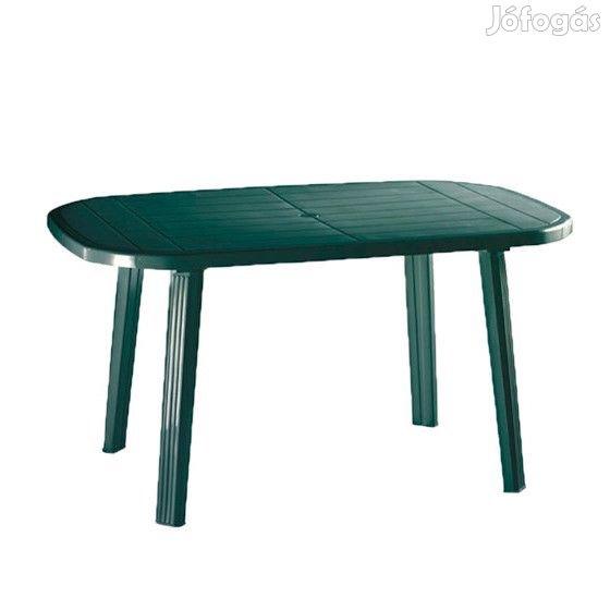 Franca 6 személyes ovális kerti asztal  Zöld