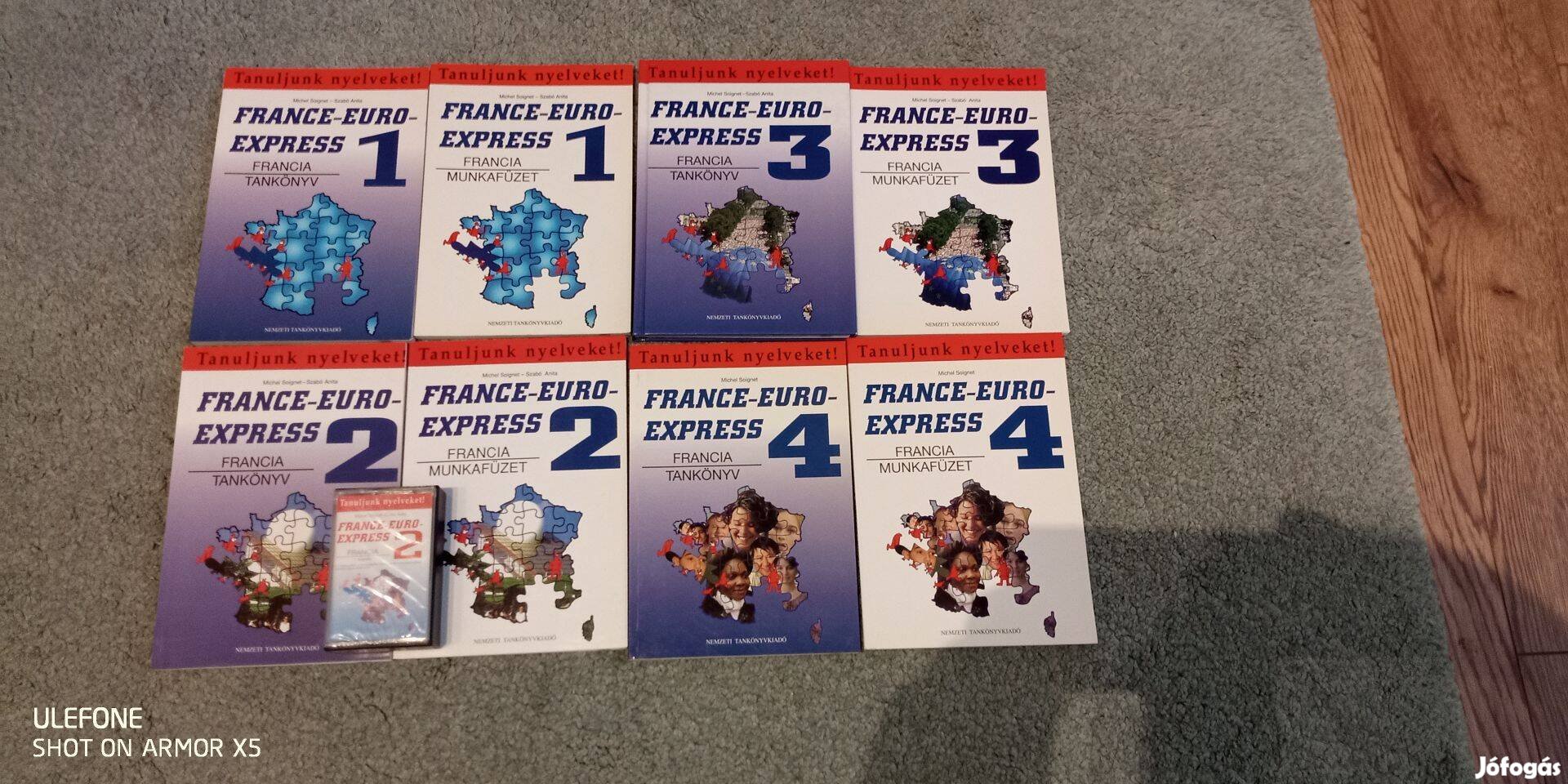 France-Euro-Express 1-4. (francia nyelvkönyv + munkafüzet)