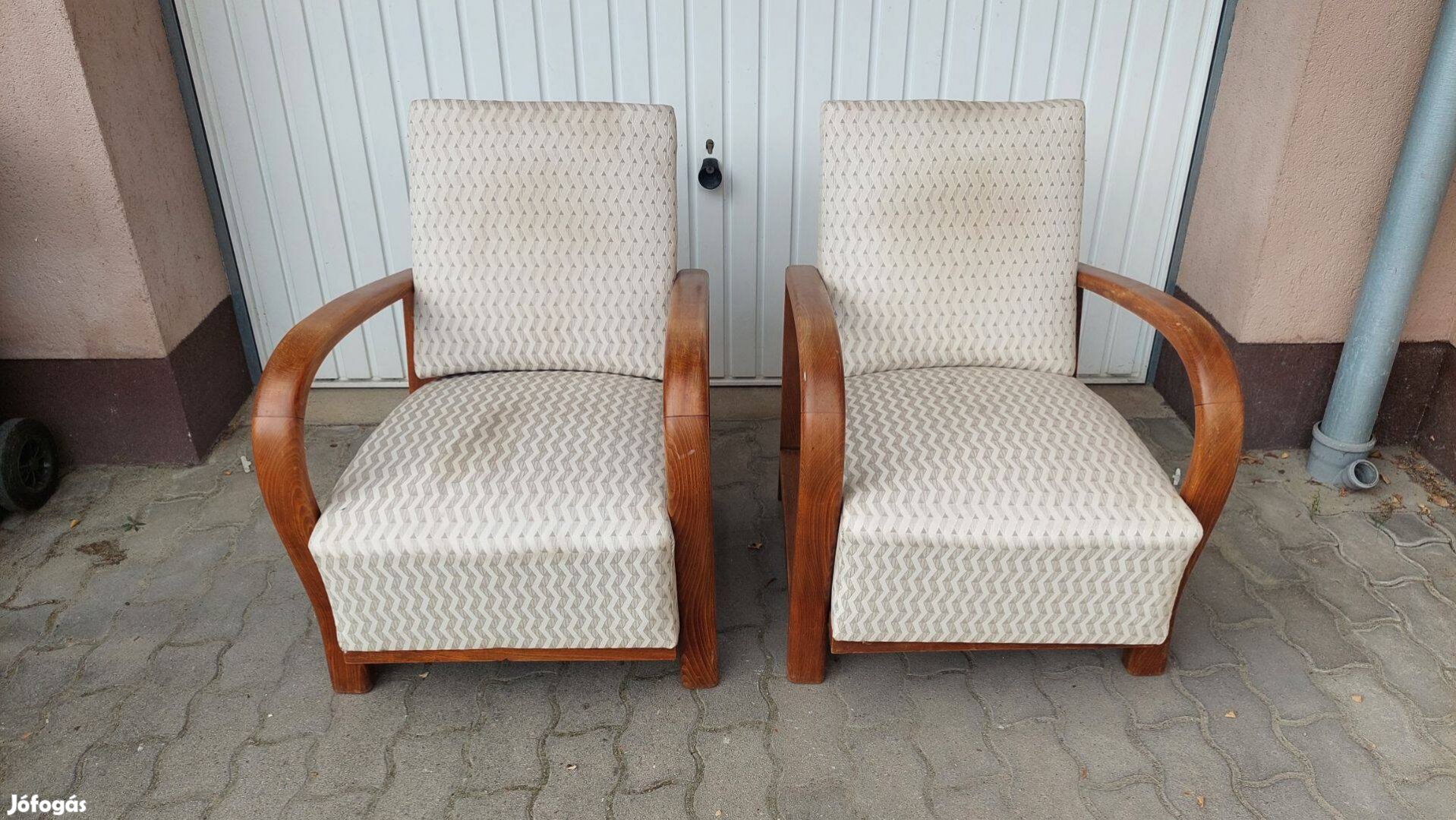 Francia Art Deco fotel pár