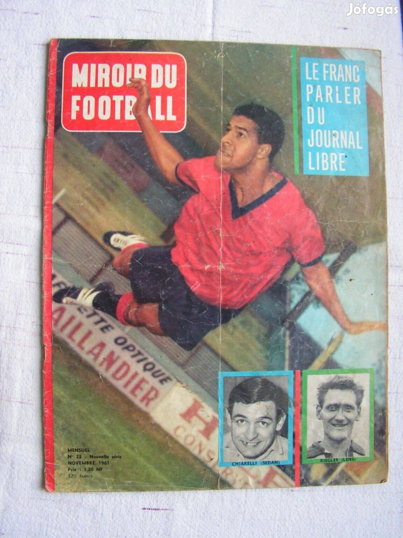 Francia " Miroir du football " foci hetilap 1961-62- 63 évi számai