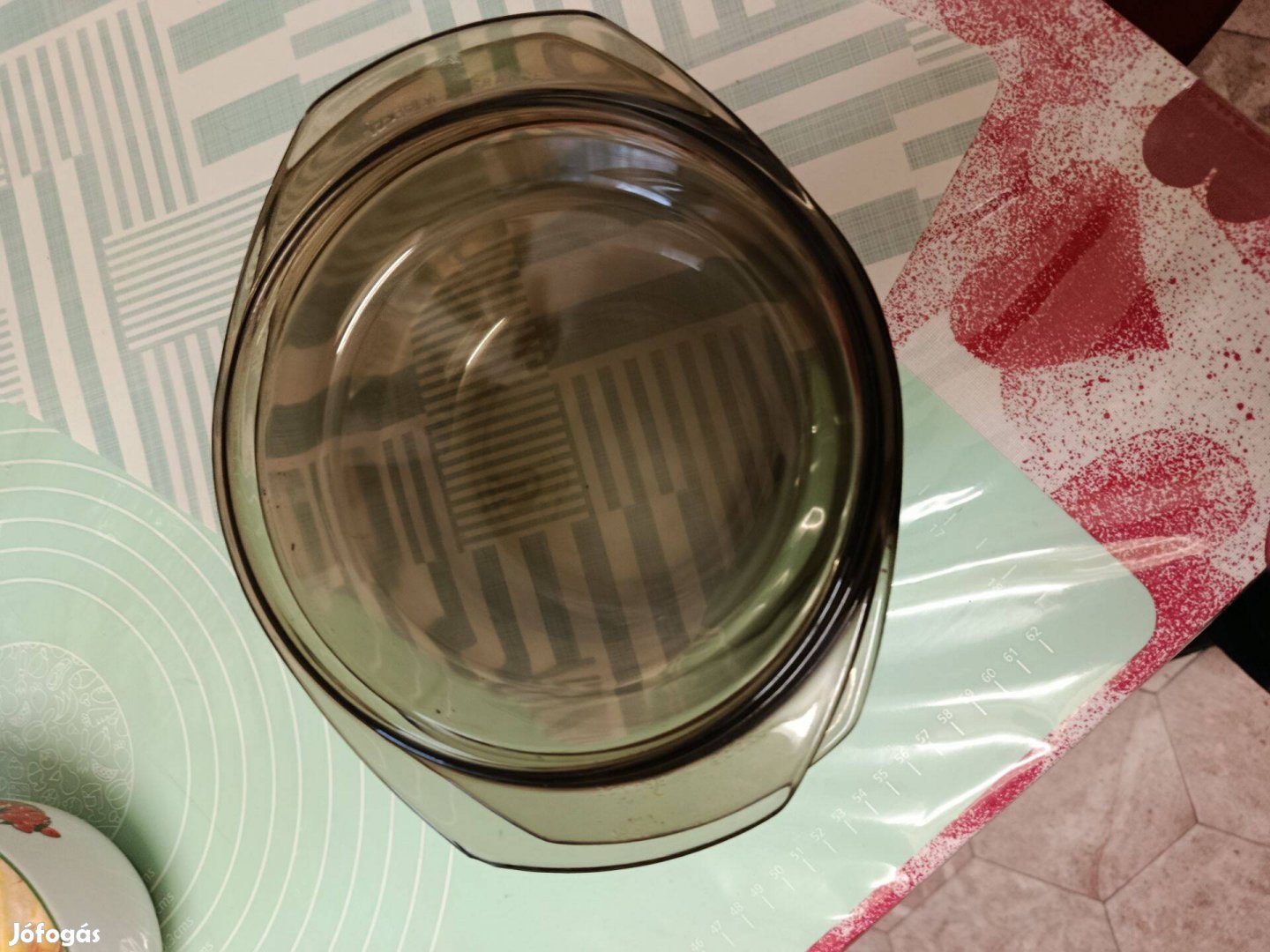 Francia arcopa jénai 1.2L göbőjű sűtőtál fedővel