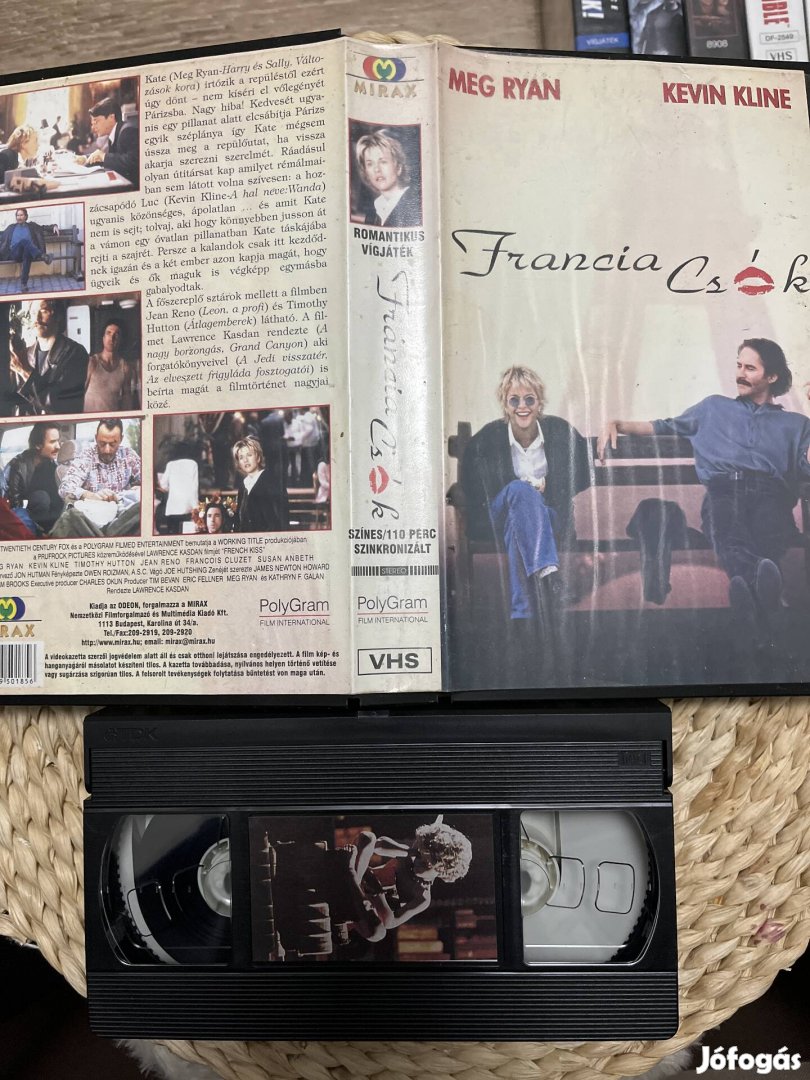 Francia csók vhs