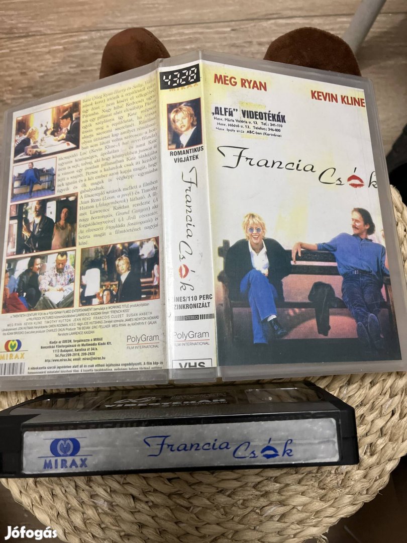 Francia csók vhs m 