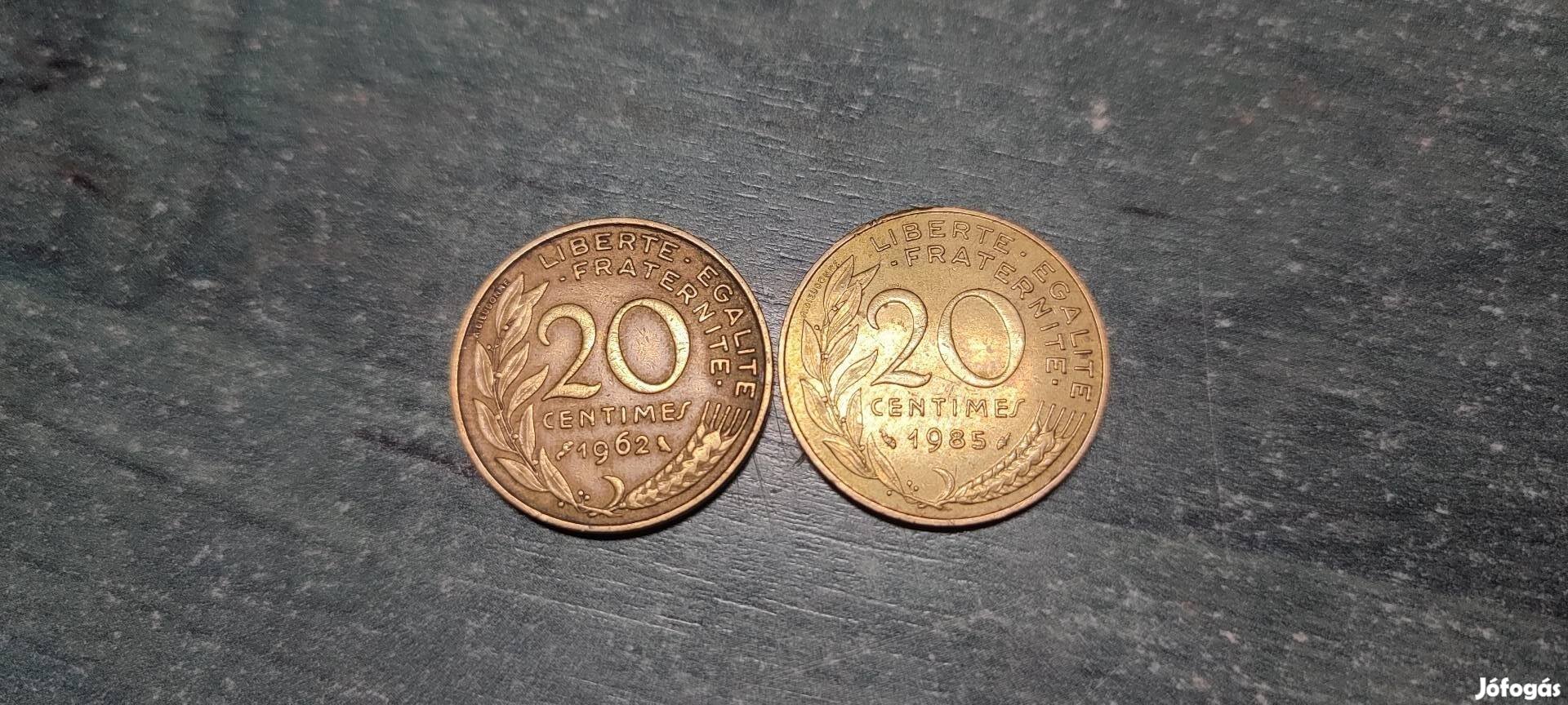 Francia érme 20 centimes | Franciaország | 1962 - 2001