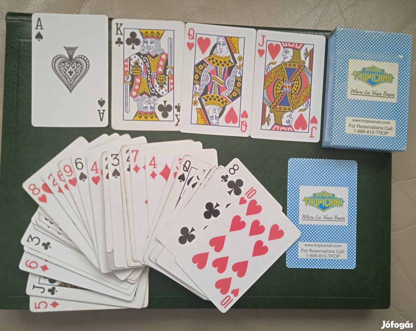 Francia kártya Las Vegas Tropicana póker römi bridge és magyar kártya