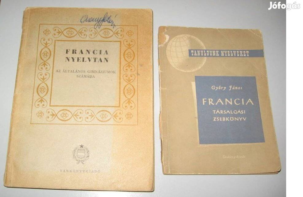 Francia nyelvkönyvek: Francia nyelvtan + Francia társalgási zsebkönyv