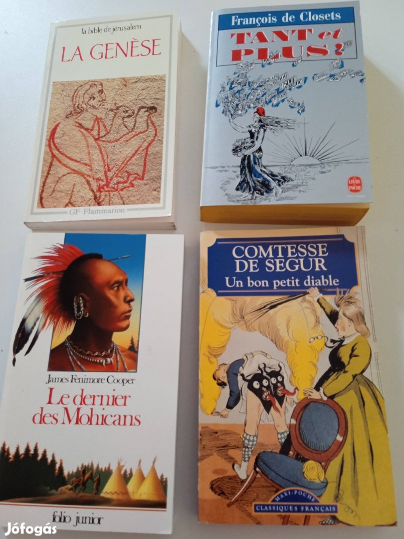 Francia nyelvű regények