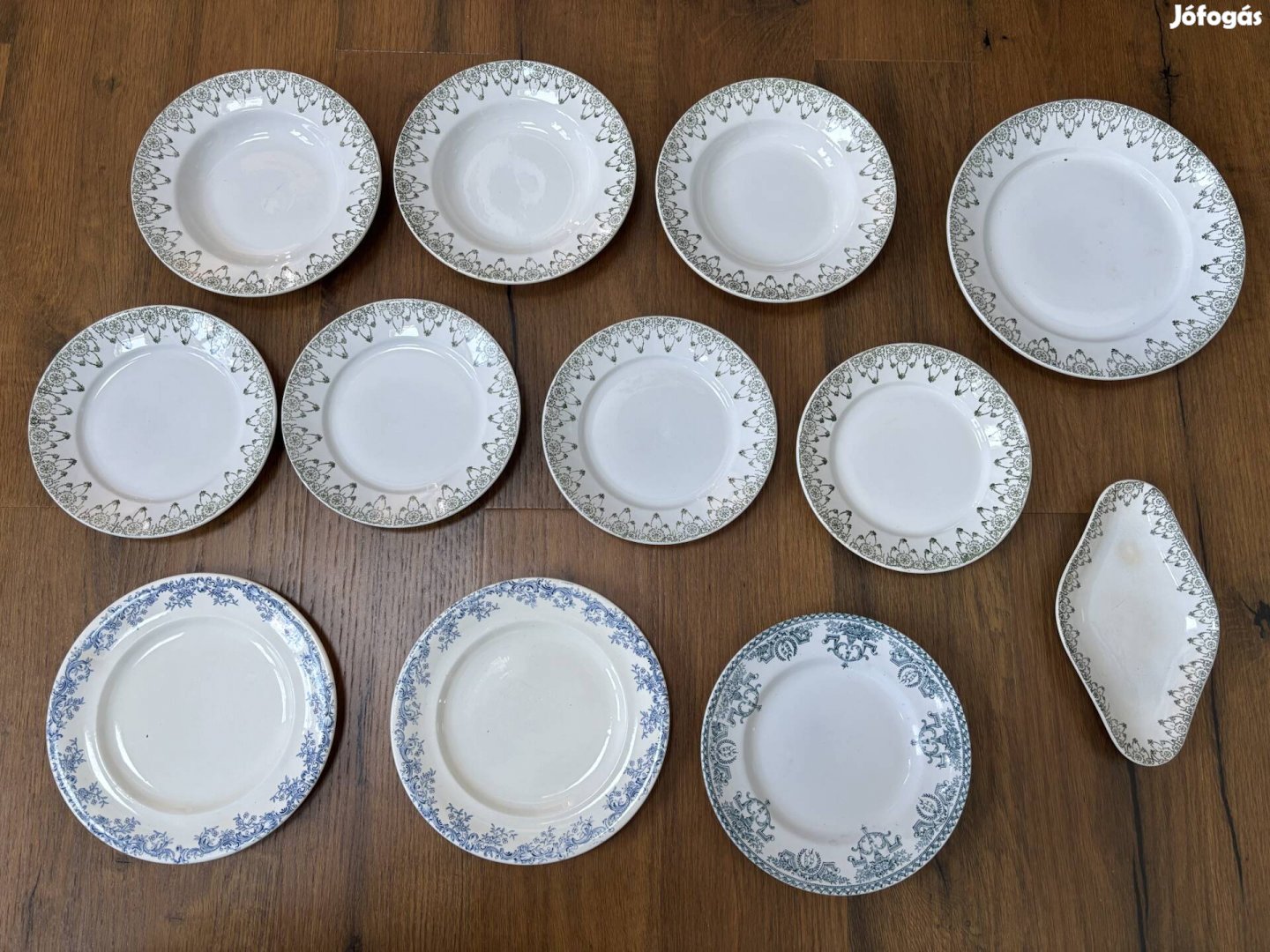 Francia porcelán tányér szett eladó - 12 db