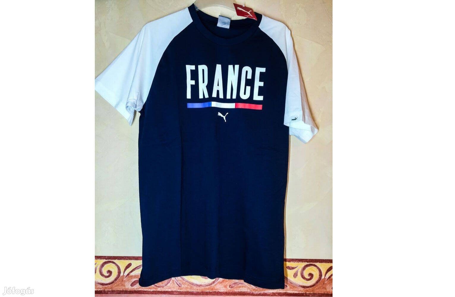 Francia válogatott EURO2020 eredeti Puma póló (M, L, XL, 2XL)