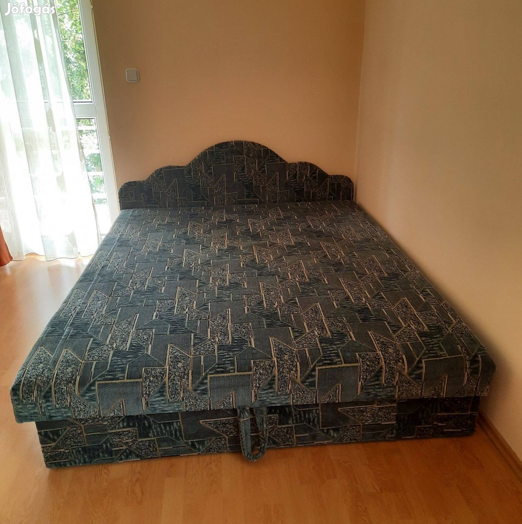 Franciaágy ágyneműtartóval megkímélt -160200