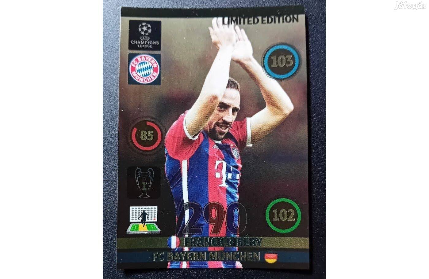 Franck Ribéry Bayern München Limited focis kártya Panini