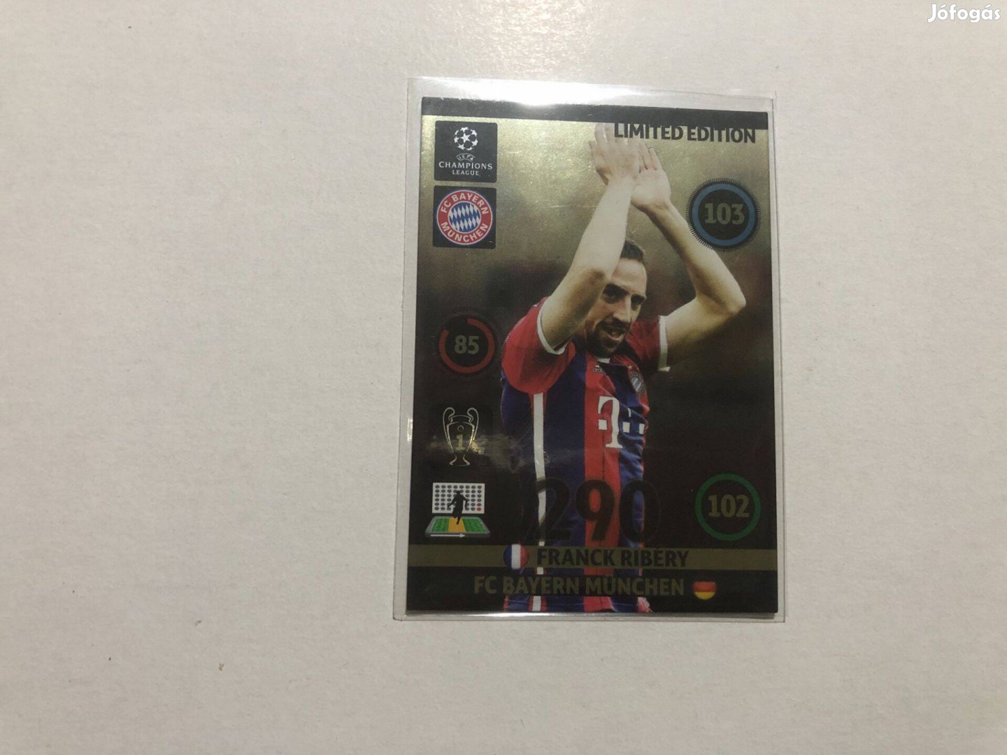 Franck Ribéry Limited Editon 2014-15 focis kártya