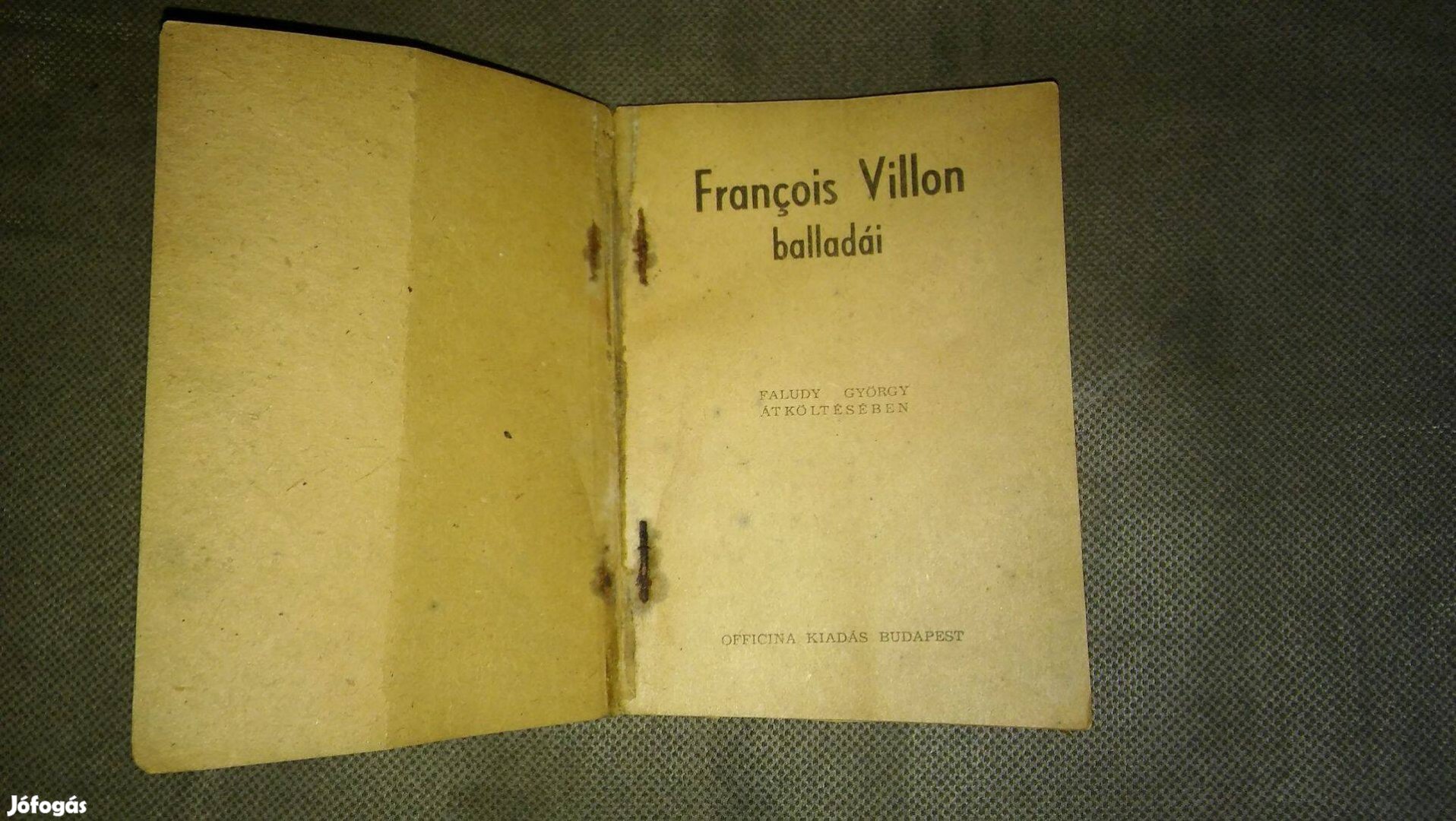 Francois Villon balladái