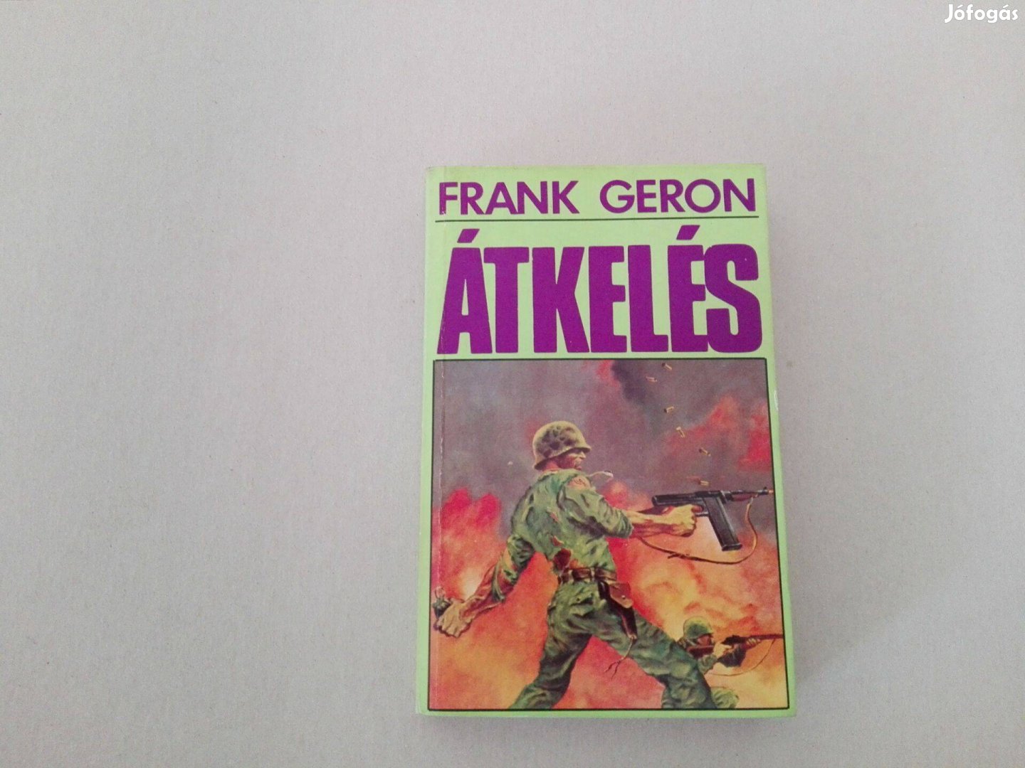 Frank Geron: Átkelés c.könyv jó állapotban eladó!