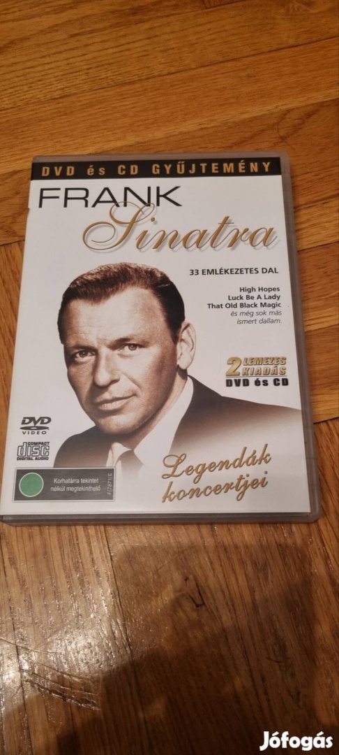 Frank Sinatra 2 lemezes kiadás dvd és cd 
