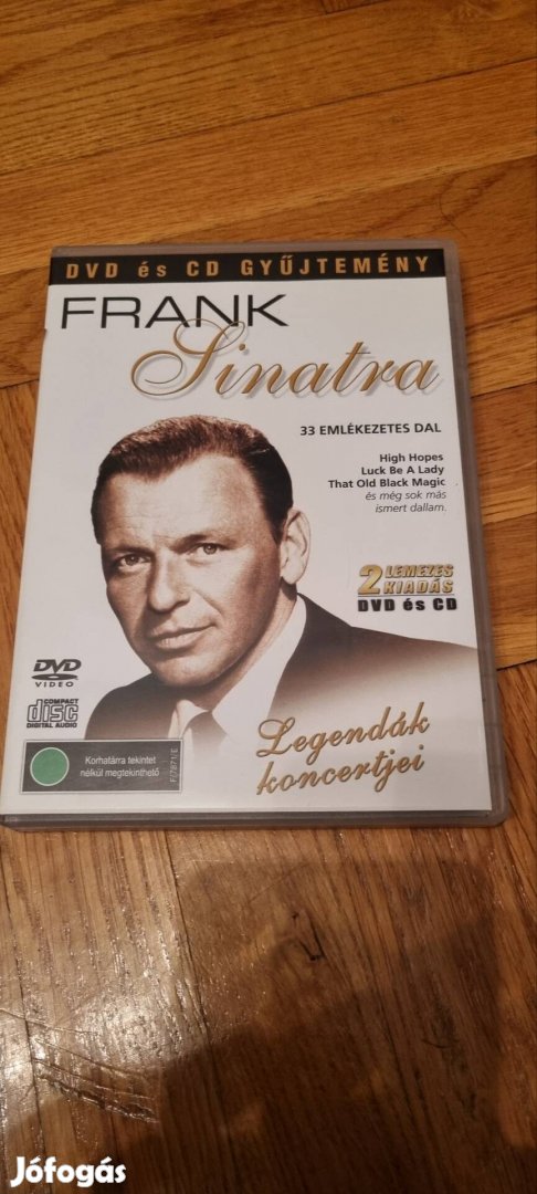 Frank Sinatra 2 lemezes kiadás dvd és cd 