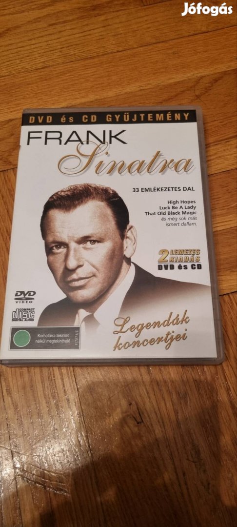 Frank Sinatra 2 lemezes kiadás dvd és cd 