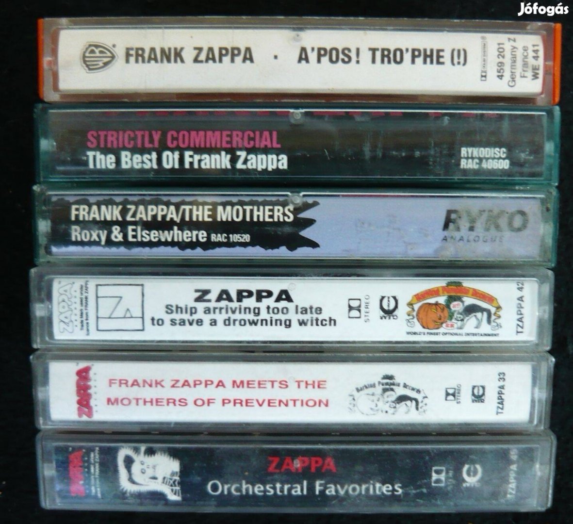 Frank Zappa kazetta-kollekció (8 db)