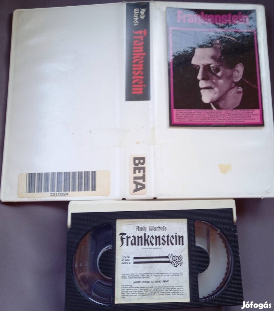 Frankenstein - Andy Warhols -horror vhs