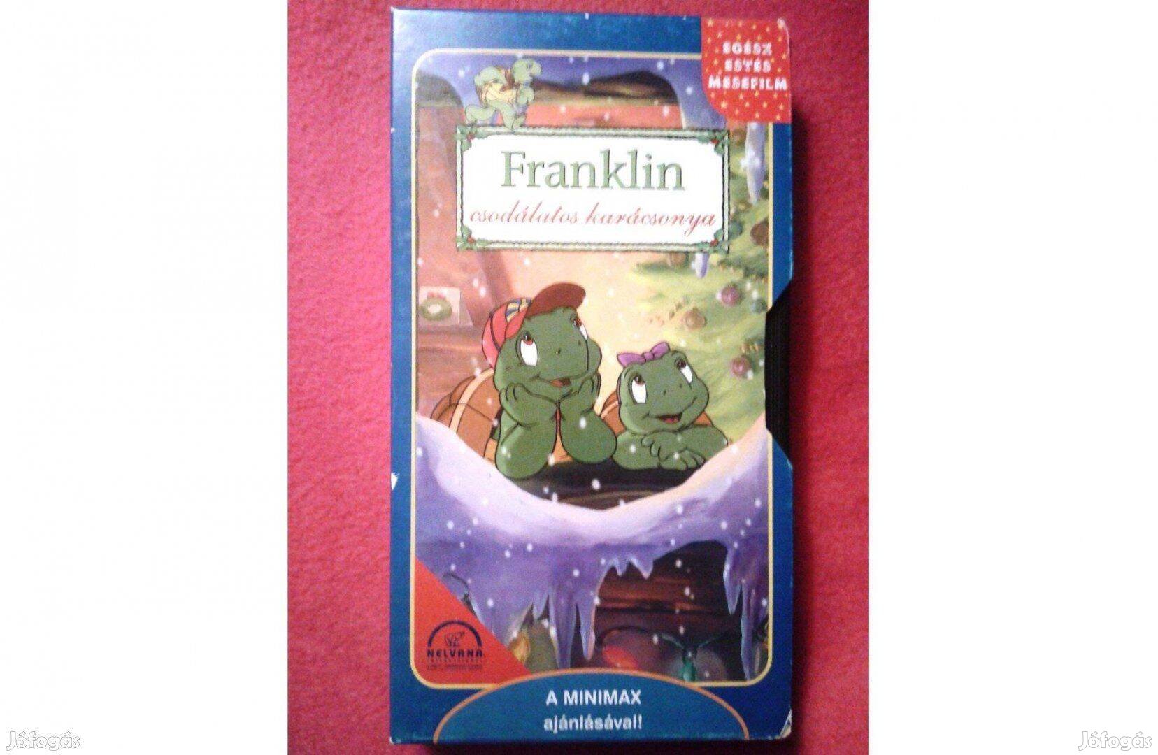 Franklin csodálatos karácsonya VHS kazetta mesefilm