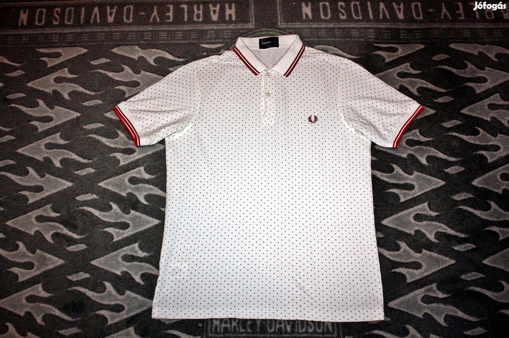 Fred Perry Slim Fit piké póló M-es eredeti