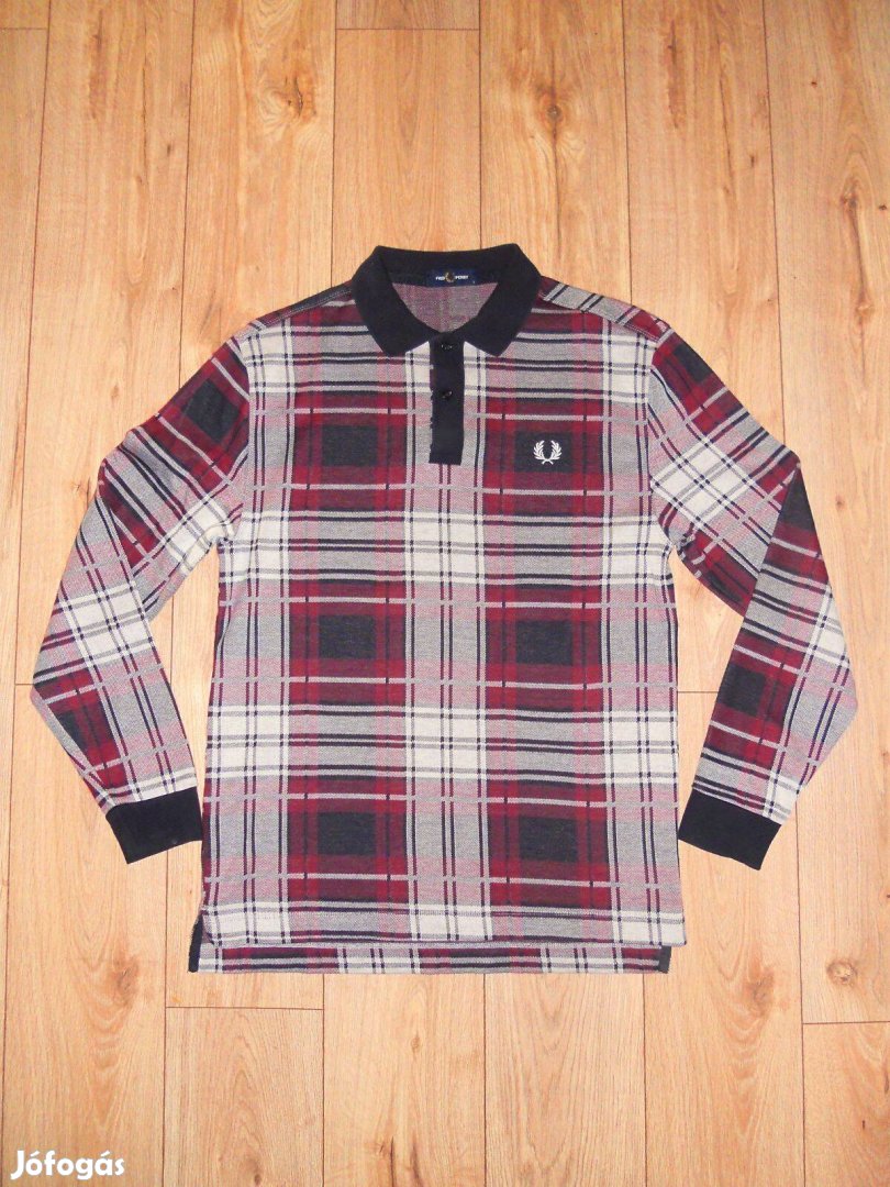 Fred Perry hosszú ujjú galléros felső (S-es)