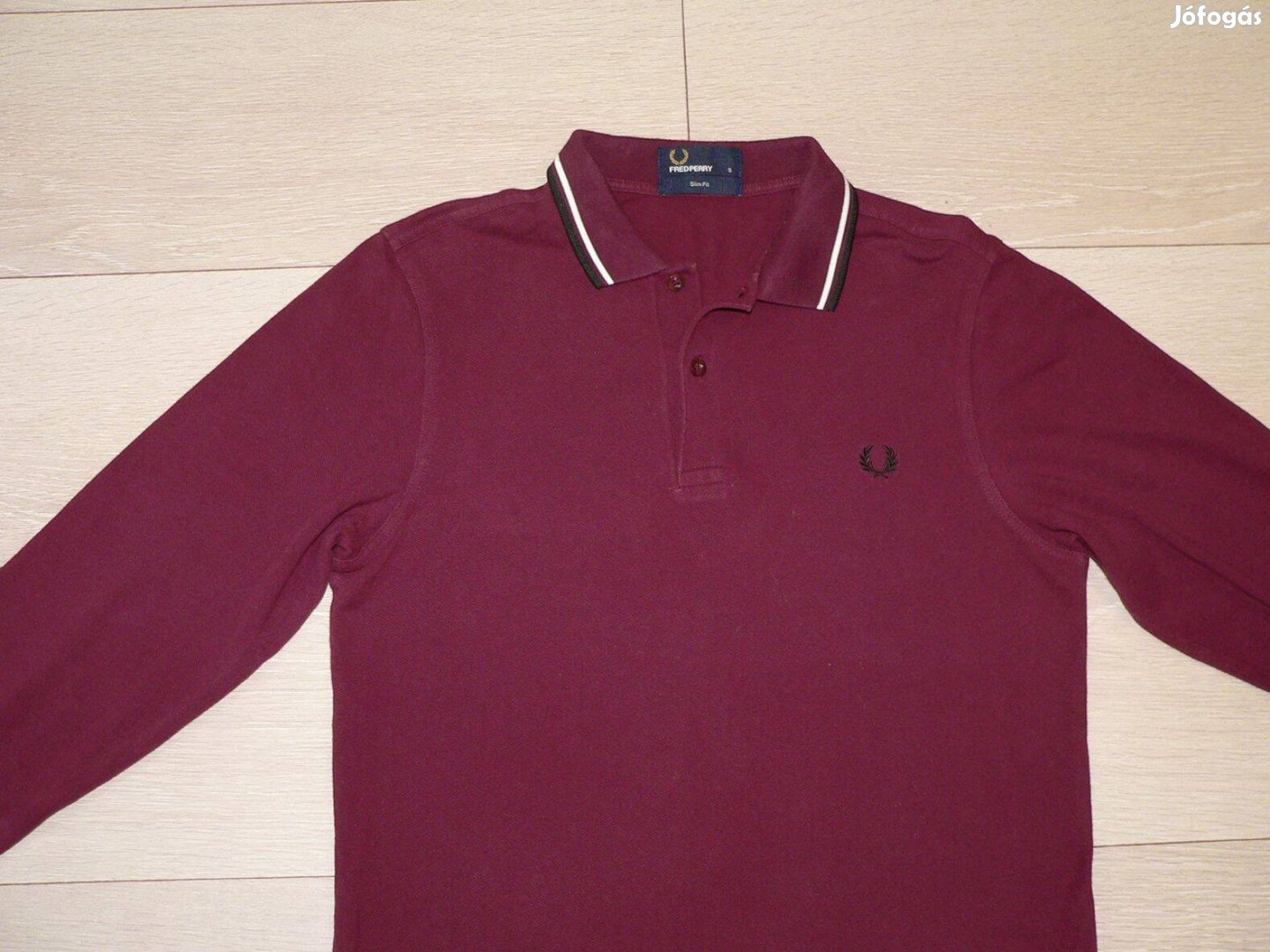 Fred Perry hosszú ujjú galléros póló (S)