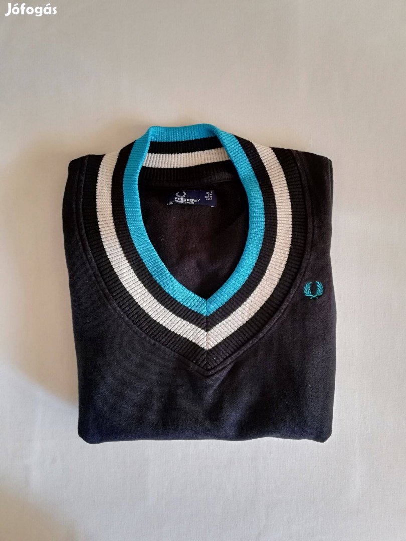 Fred Perry női pamut pulóver S-es