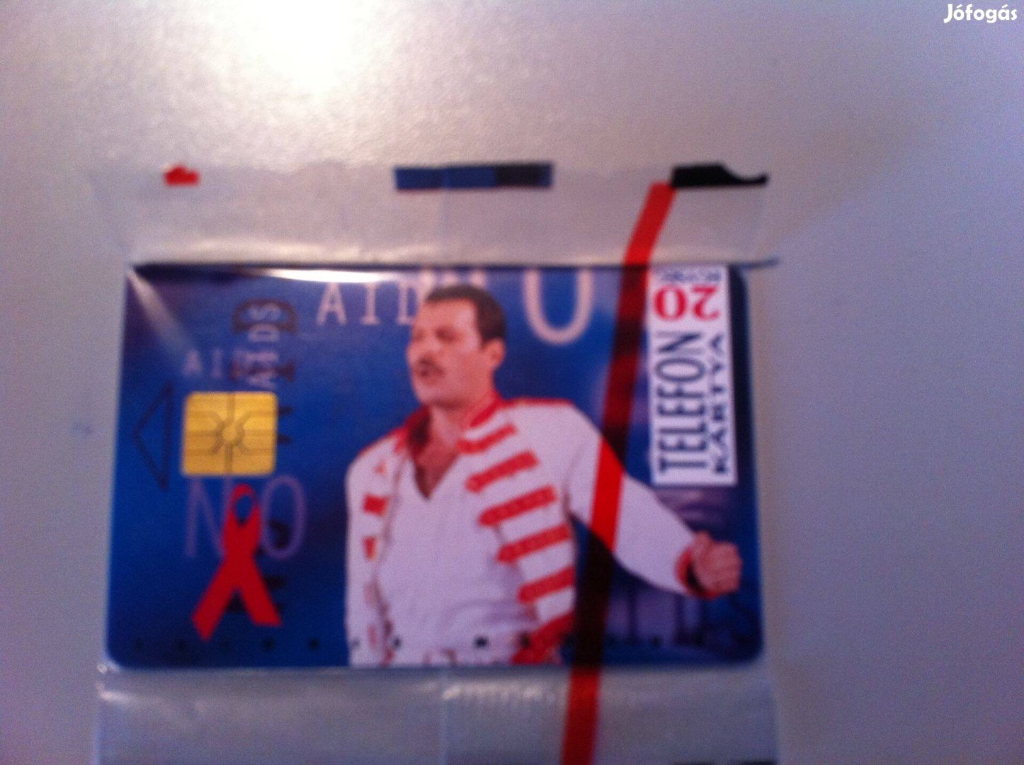 Freddie Mercury 20 egységes limitált szériás telefonkártya