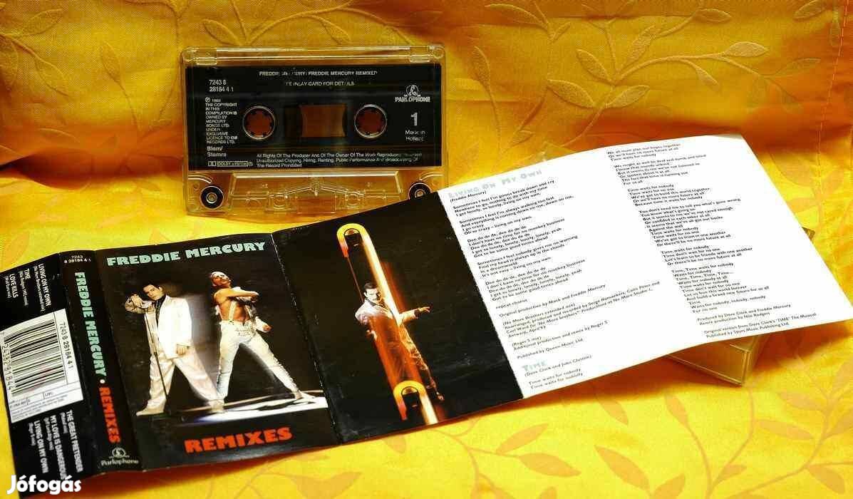 Freddie Mercury Remixes ritkaság kazetta