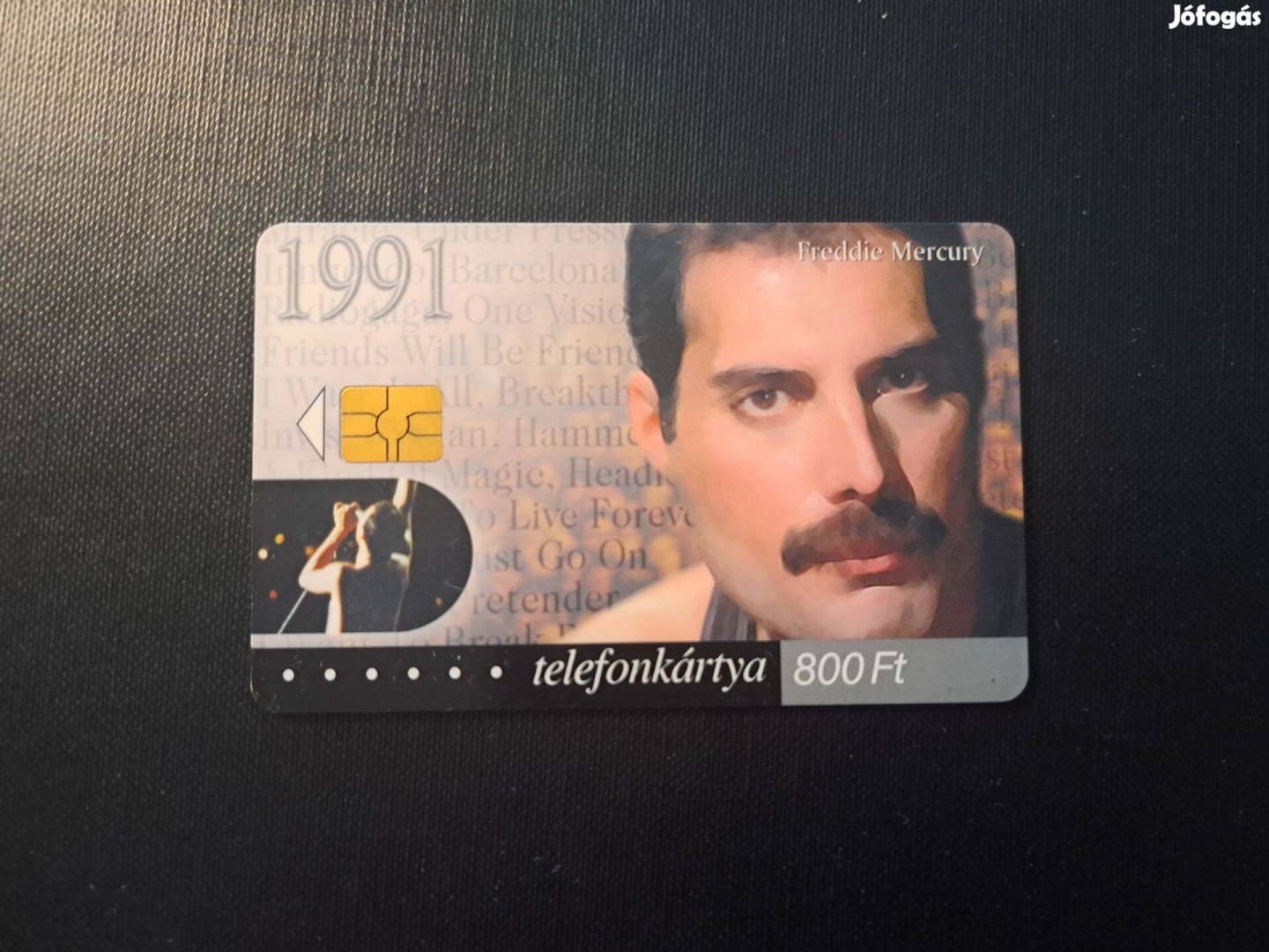 Freddie Mercury telefonkártya