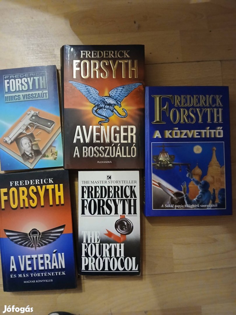 Frederick Forsyth könyvcsomag - 5 db