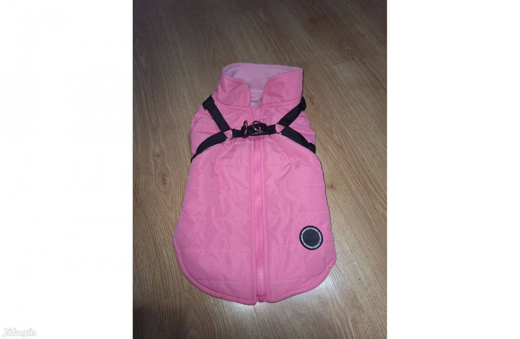 Freedogs meleg kutyakabát hámmal kistermetű kutyára