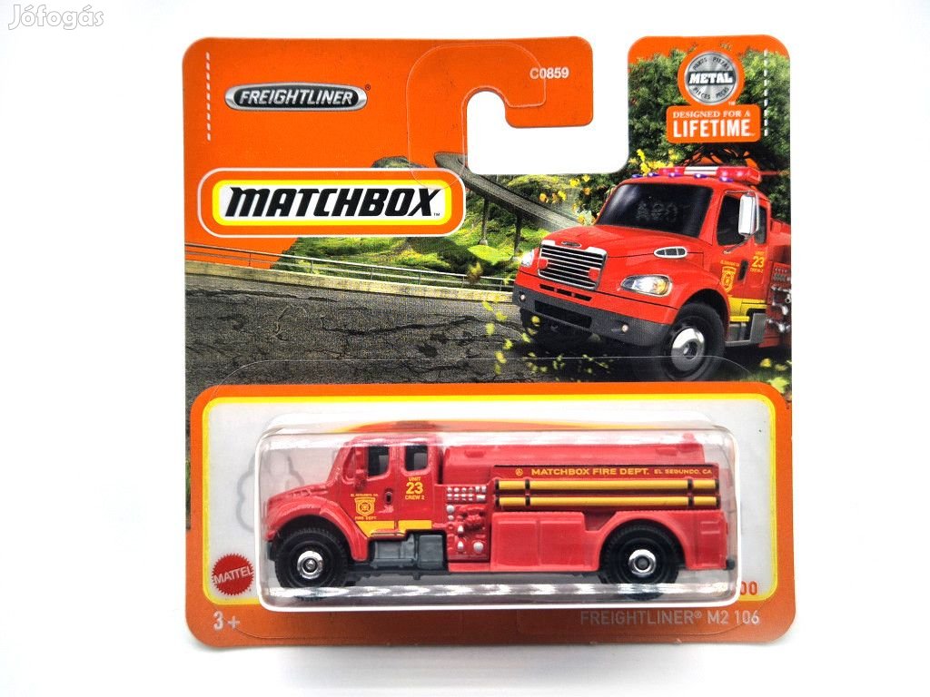 Freightliner M2 106 tűzoltóautó tűzoltó - 76/100 - bliszteres -  Matc