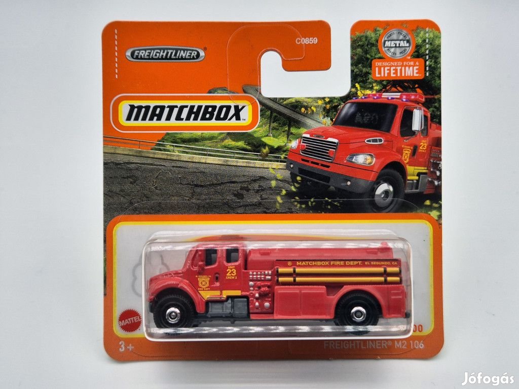 Freightliner M2 106 tűzoltóautó tűzoltó - 76/100 - bliszteres -  Matc