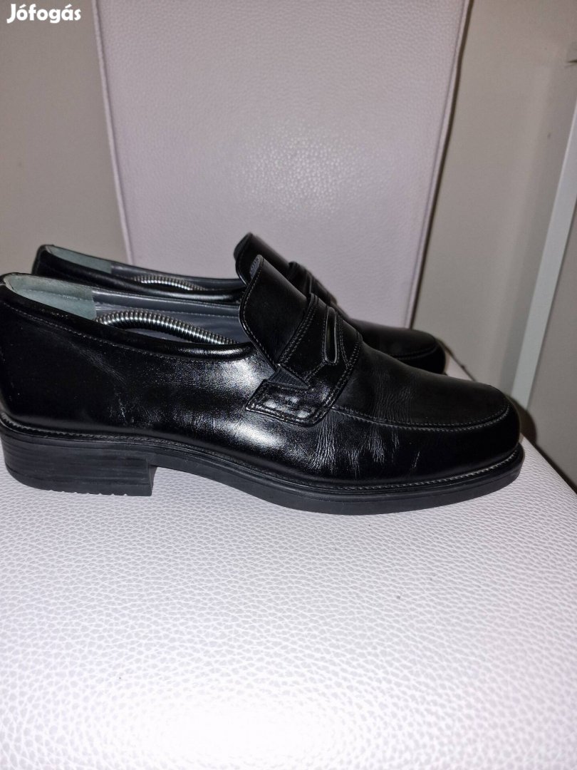 Fretz Men bőr férfi loafer mokaszin bebújós cipő 45