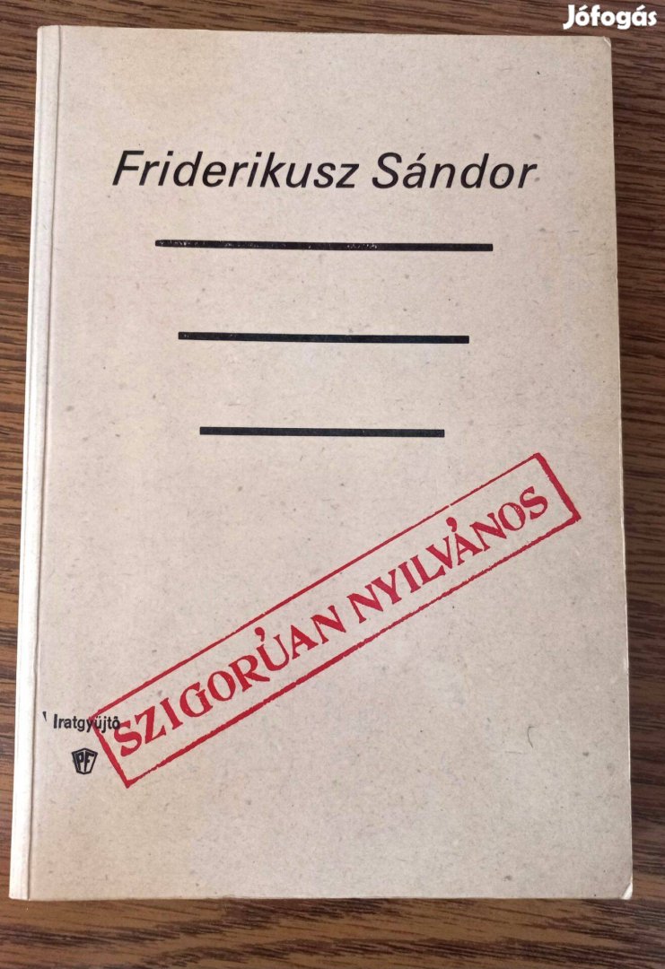 Friderikusz: Szigorúan nyilvános