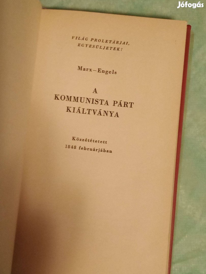 Friedrich Engels, Karl Marx: A kommunista kiáltvány 5000ft óbuda