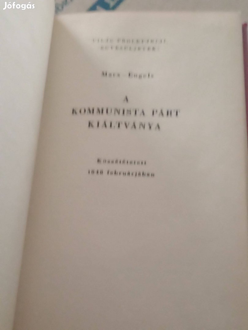 Friedrich Engels, Karl Marx: A kommunista kiáltvány 5000ft óbuda