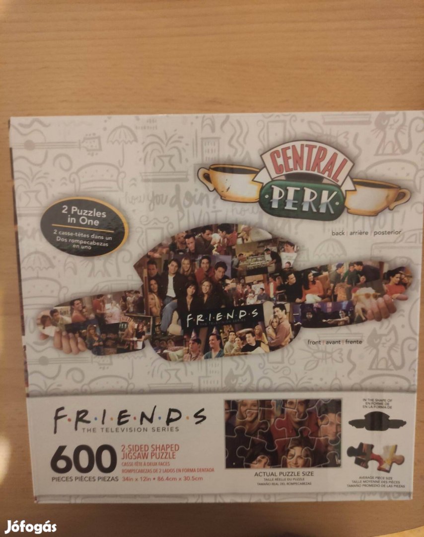 Friends puzzle 600 db kirakó kétoldalas 