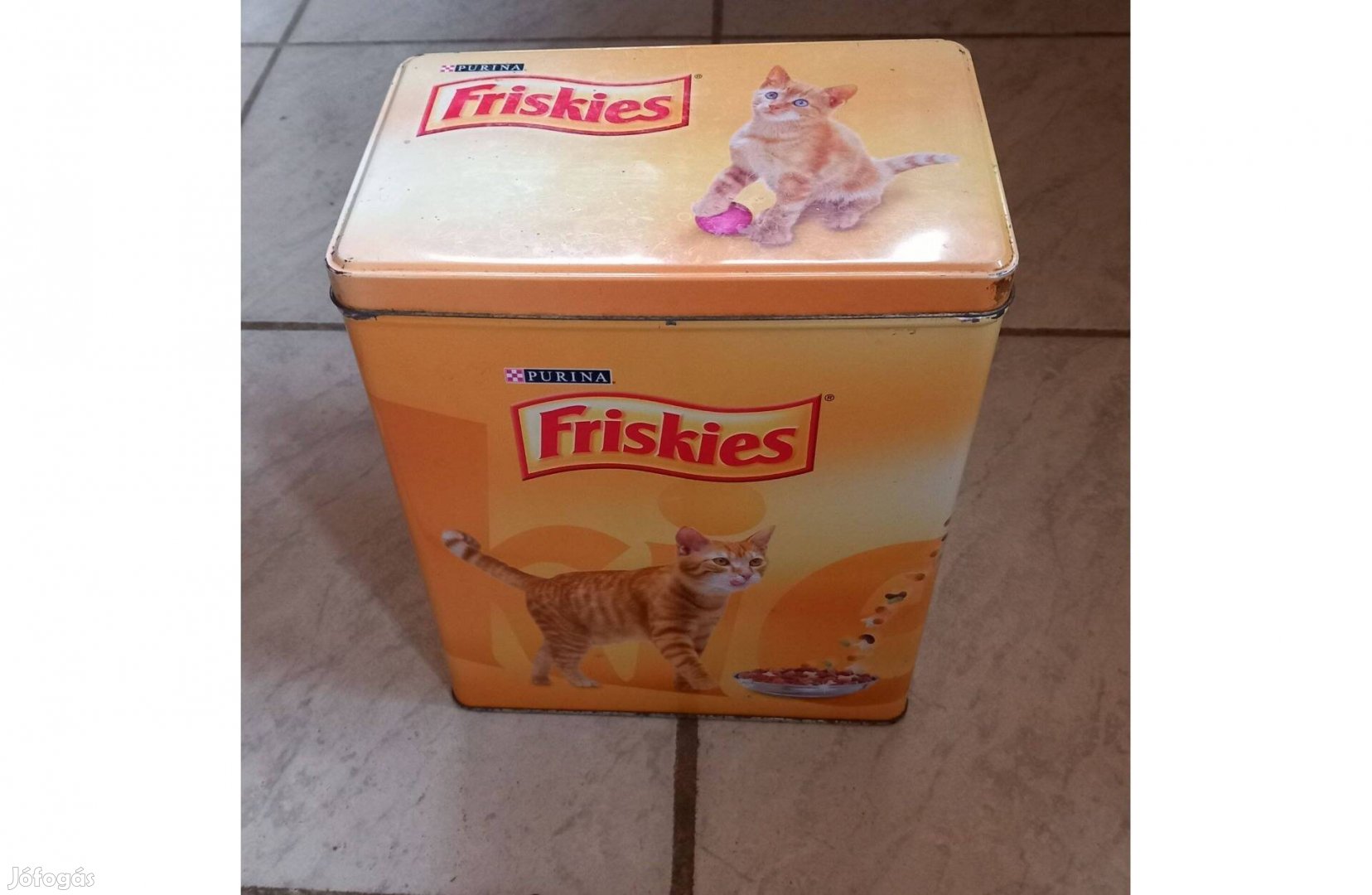 Friskies táptartó 24 x 20 x 13 cm - Újszerű, 2 db