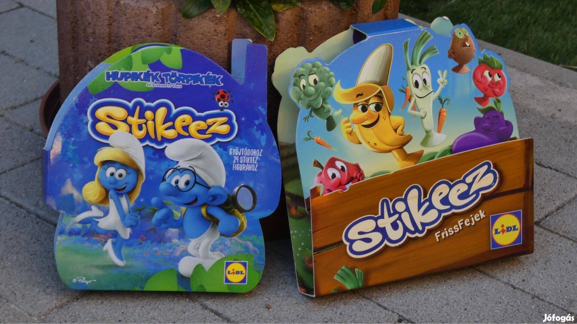 Frissfejek/Hupikék Törpikék Stikeez gyűjtemény
