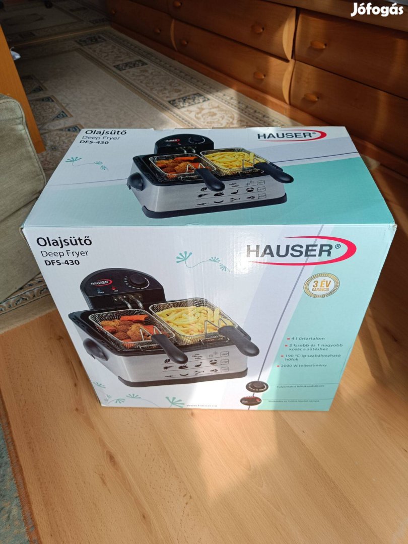 Fritőz olajsütő eladó (még új, nem használt)