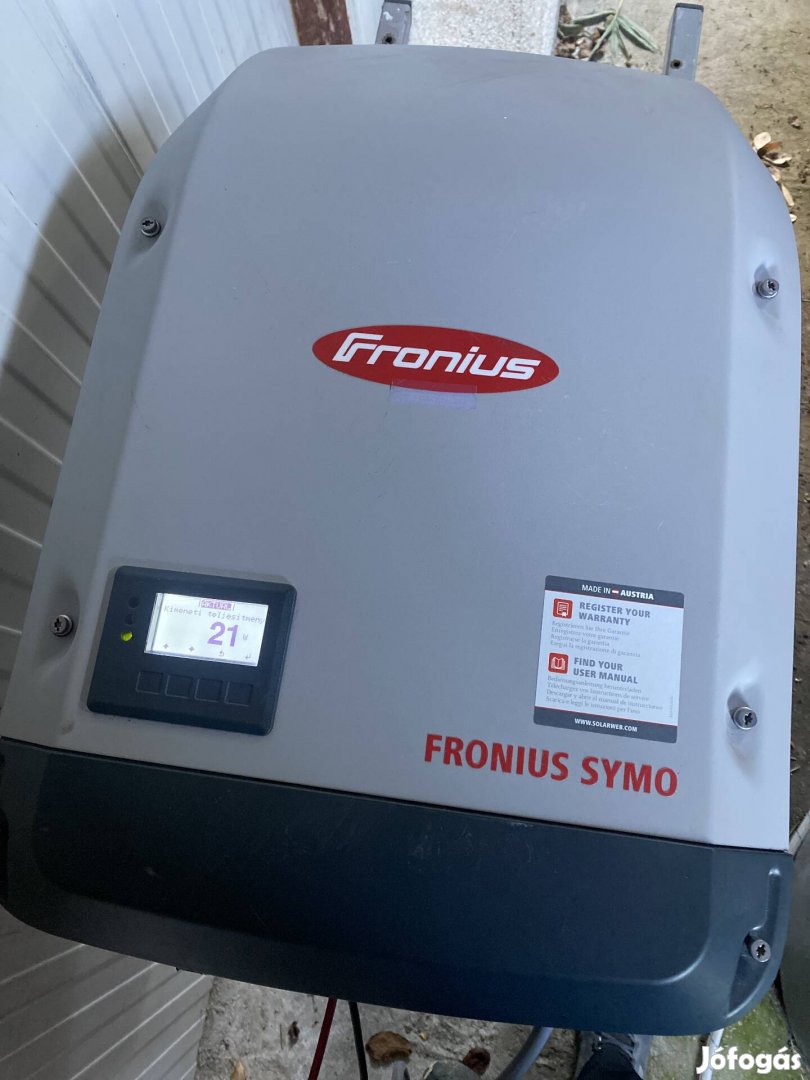 Fronius symo 4,5 3-M hibás 