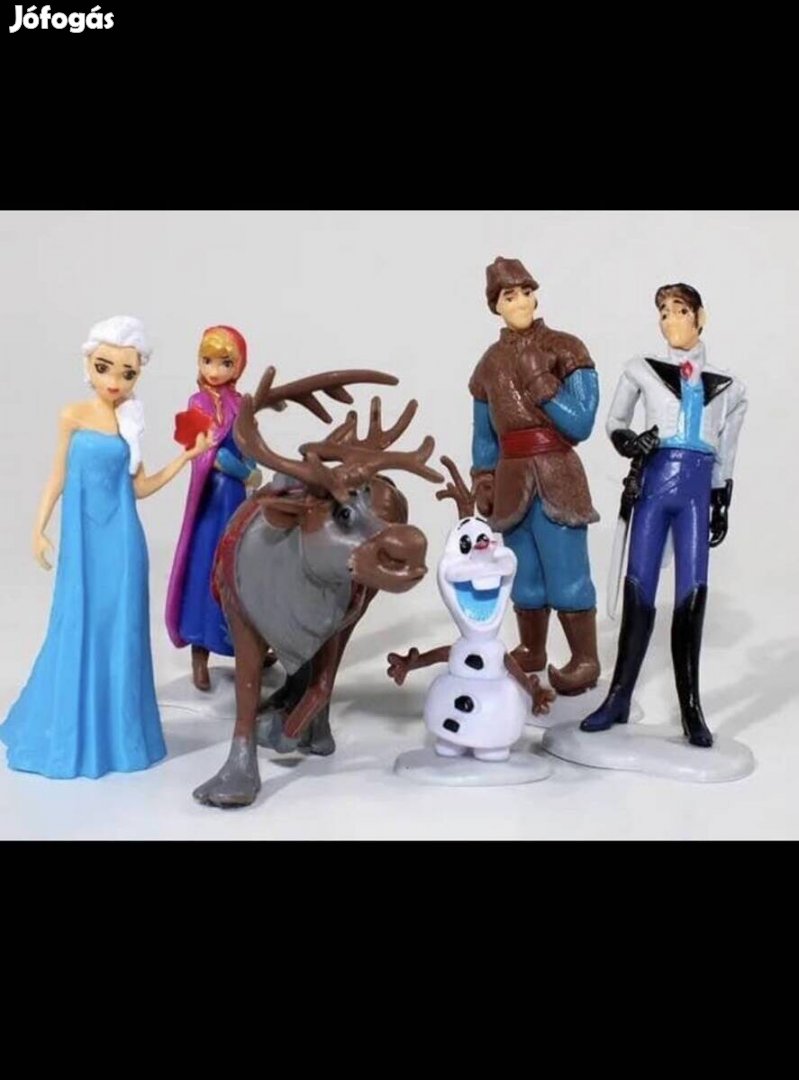 Frozen Jégvarázs 6 db figura új