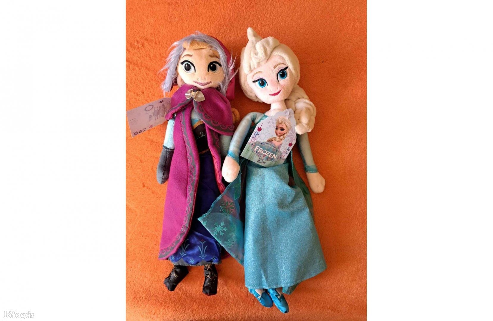 Frozen/Jégvarázs plüss Elza és Anna párban